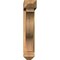 Ekena Millwork Funston Arts and Crafts Smooth Bracket w/ Offset Brace, Western Red Cedar, 5 1/2"W x 24"D x 28"H BKT0604X24X28FST03SWR - alternate 4